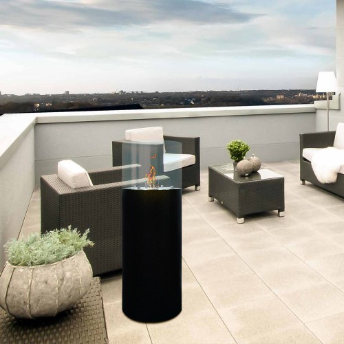 Nga Kaitahu Ethanol Real Flame Bio Ethanol Burners Whakauruhia te ahi ahi i roto i te Roopu Roopu Whakamahinga a Roto me waho Real Flame Bio Ethanol Burners Insert indoor fireplace tall Round Fireplace Indoor and Outdoor Use