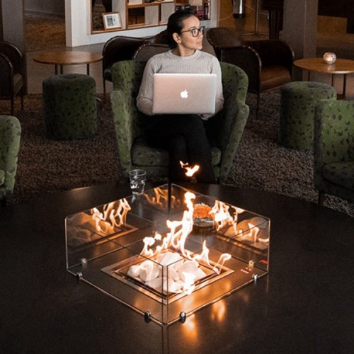 ការ៉េអេតាណុលកម្មវិធីដុត AS50 Square Ethanol Burner AS50
