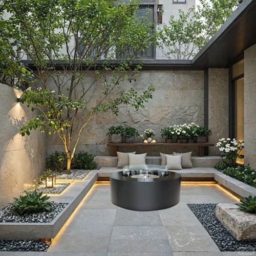Lò sưởi Ethanol bằng tay ngoài trời Outdoor Manual Ethanol Fireplace