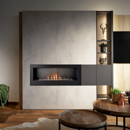 နံရံတွင်တပ်ဆင်ထားသော အီသနောမီးဖို AH100 Wall Mounted Ethanol Fireplace AH100