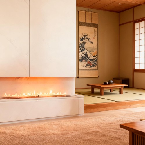 Remote Controlled Flame Ethanol Burner AF180