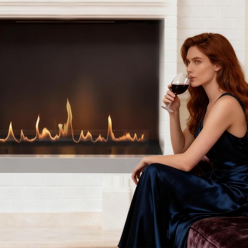 6-Stage Flame Control Ethanol Fireplace MF900